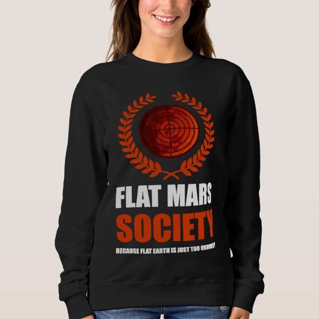 Flat Mars Society Theory T Shirt (Framsida)