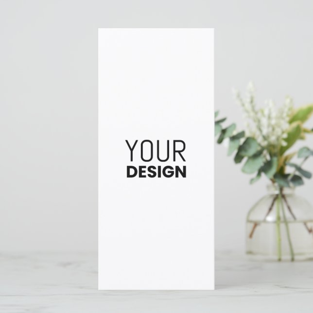 Flat menykort [Multi-Storlek] Meny (Stående Fram)