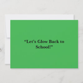 Flat Neon Green Background – School Texture Julkort