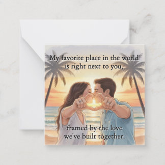 Flat Note Card Anteckningskort