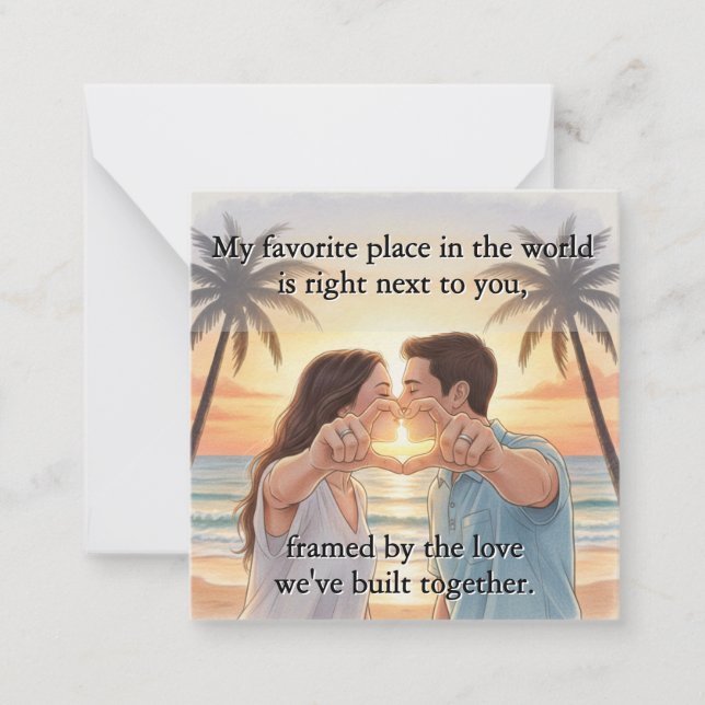 Flat Note Card Anteckningskort (Framsida)