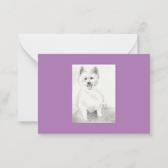 Flat Notecard Anteckningskort (Framsida)