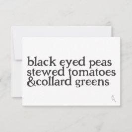 Flat Notecard Lycka till Anteckningskort