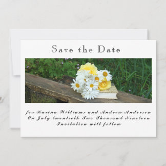 Flat Save The Date Card Spara Datumet