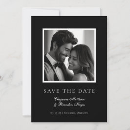 Flat Save The Date Card Spara Datumet