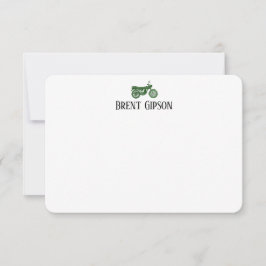 Flat Stationary Note Card Anteckningskort