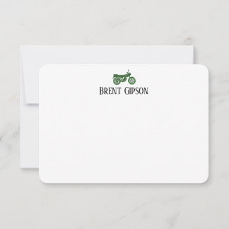 Flat Stationary Note Card Anteckningskort