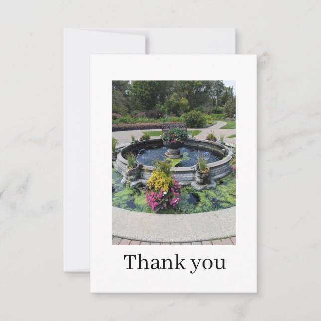 Flat Thank You Card Tack Kort (Framsida)