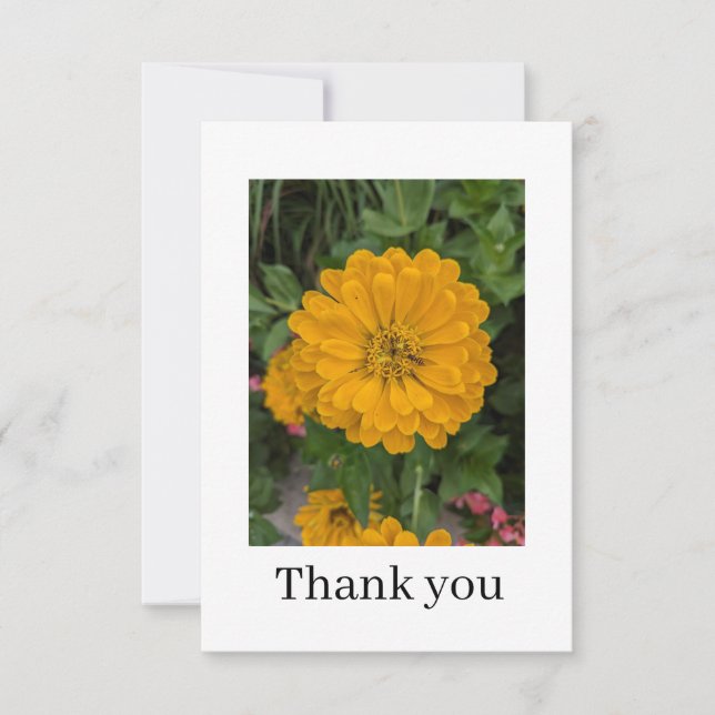Flat Thank You Card Tack Kort (Framsida)