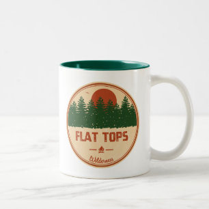 Flat Toppar Wilderness Colorado Två-Tonad Mugg