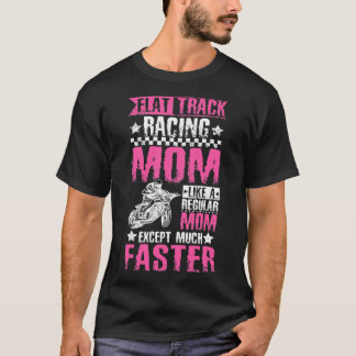 Flat Track Tävla Mamma T Shirt