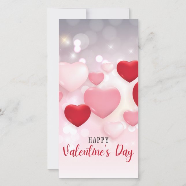 Flat Valentindagskort (Framsida)