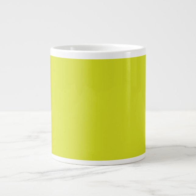 Flat Yellow Background – Back-to-School Texture Jumbo Mugg (Framsidan)
