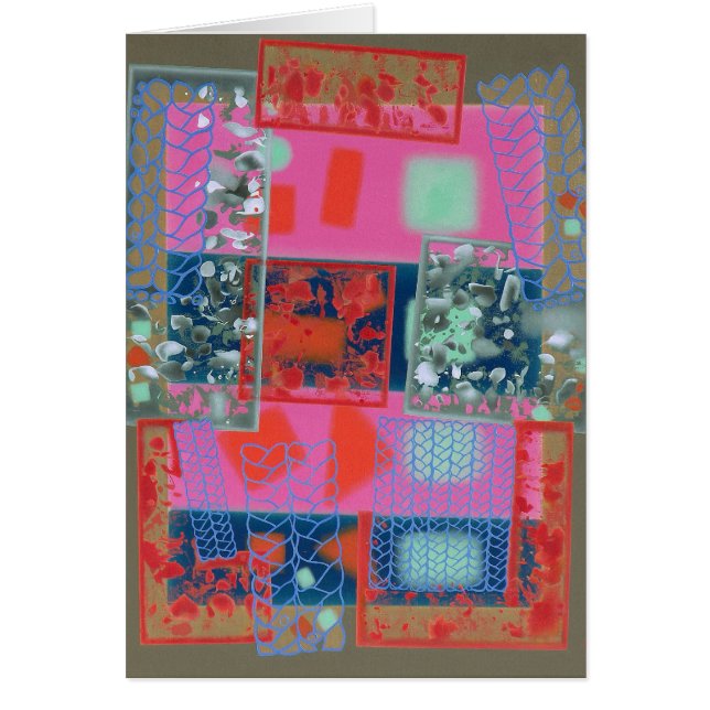 "Fläta ", Hälsningskort (Framsidan)