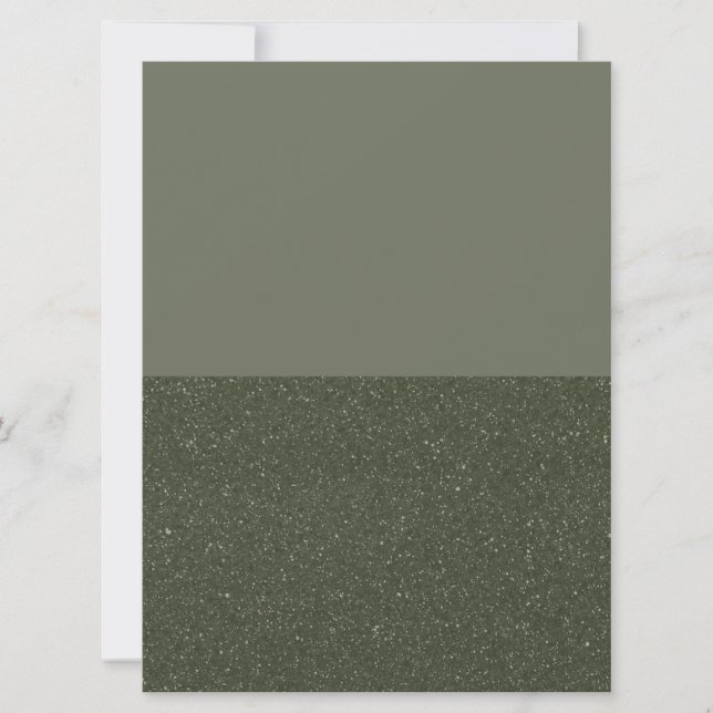 Flata kort med delad Grönt - texturerat Grund (Framsida)