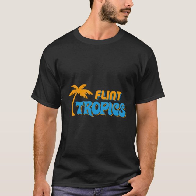 Flata Tropikar T Shirt (Framsida)