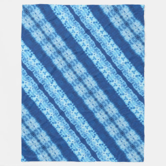 Flätad Shibori Fleecefilt