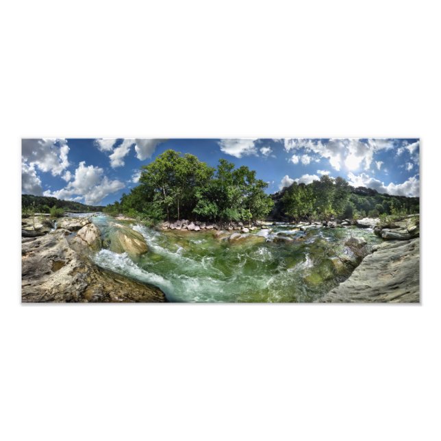 Flatarna Barton Bäck i Austin, Texas Fototryck (Framsidan)