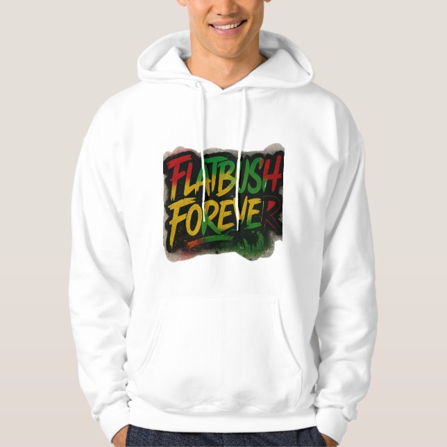 Flatbush Forever ™ Reggae-hoodie  Hoodie (Framsida)