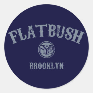 Flatbush Runt Klistermärke