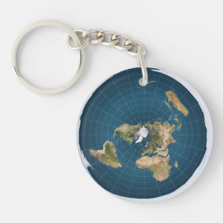 FlatEarth-nyckelkedja