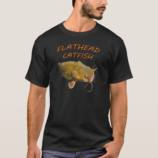 Flathead havskatt t-shirt (Framsida)
