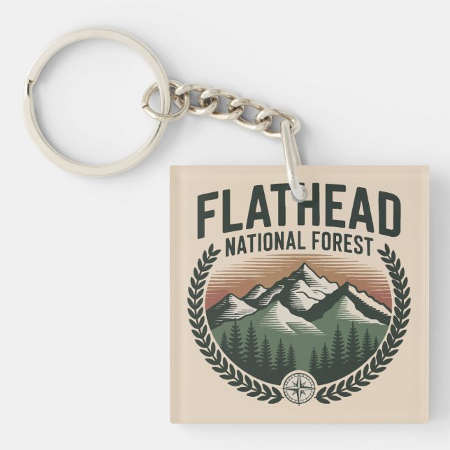 Flathead National Forest Montana vildmark (Framsidan)