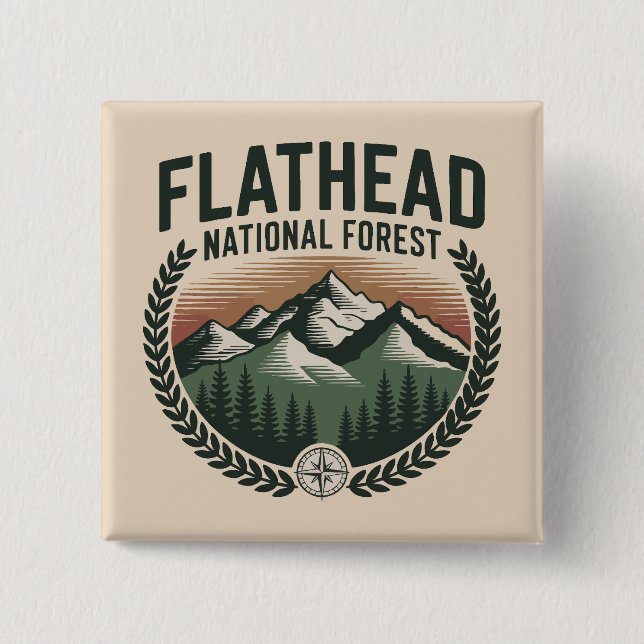 Flathead National Forest Montana Wilderness Knapp (Framsida)