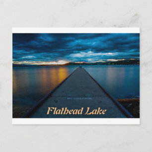 Flathead Sjö Boat Dock Vykort