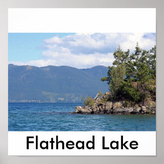 Flathead Sjö Poster