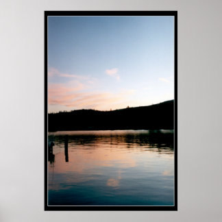 Flathead Sjö vid Sunset Poster
