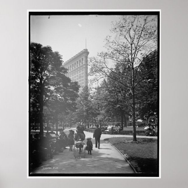 Flatiron Bldg. - New York City - 1905 Poster (Framsidan)