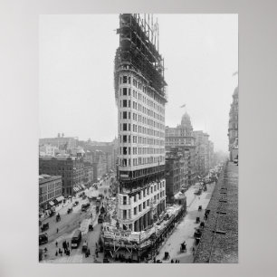 Flatiron Building, 1902. Vintagefoto Poster