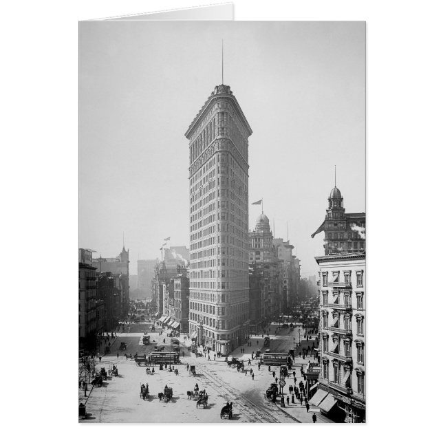 Flatiron Byggnad, 1905 Hälsningskort (Framsidan)