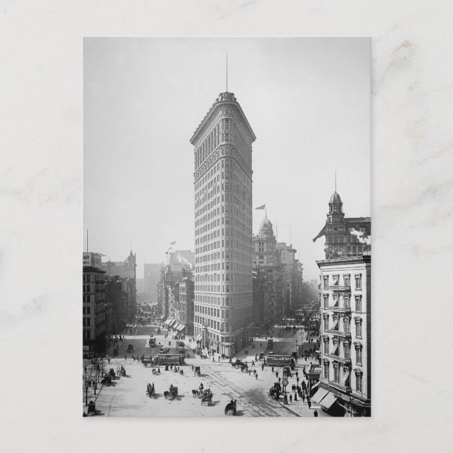 Flatiron Byggnad, 1905 Vykort (Framsida)