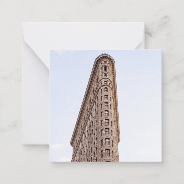 Flatiron byggnad anteckningskort (Framsida)