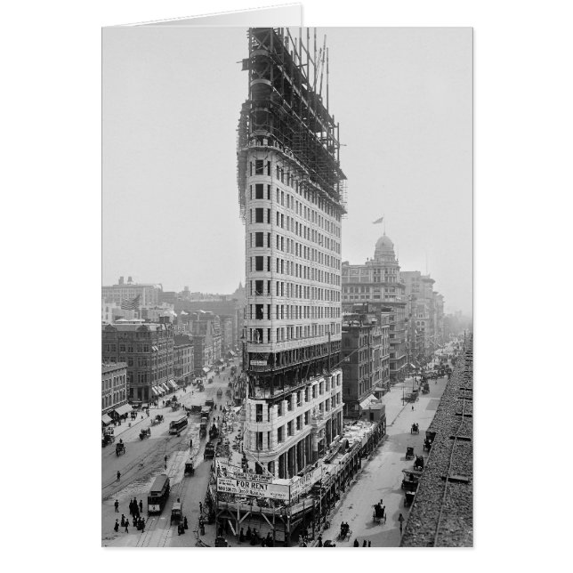 Flatiron Byggnad Construction, 1902 Hälsningskort (Framsidan)