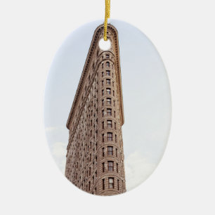 Flatiron byggnad julgransprydnad keramik