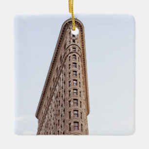 Flatiron byggnad julgransprydnad keramik