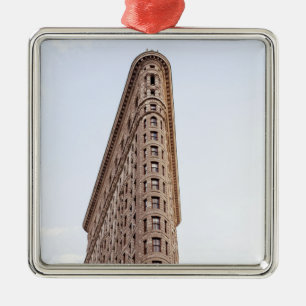 Flatiron byggnad julgransprydnad metall