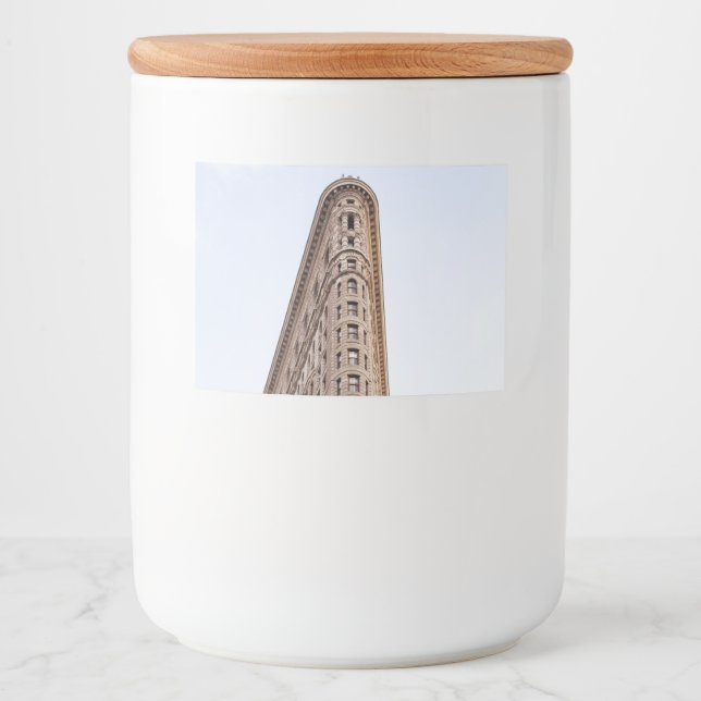 Flatiron byggnad mat etiketter (Framsida)