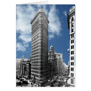 Flatiron Byggnad New York City Hälsningskort