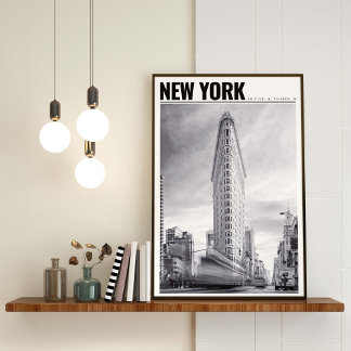 Flatiron Byggnad New York City Photograph Poster