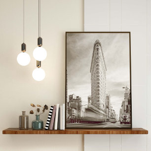 Flatiron Byggnad New York City Photograph Poster
