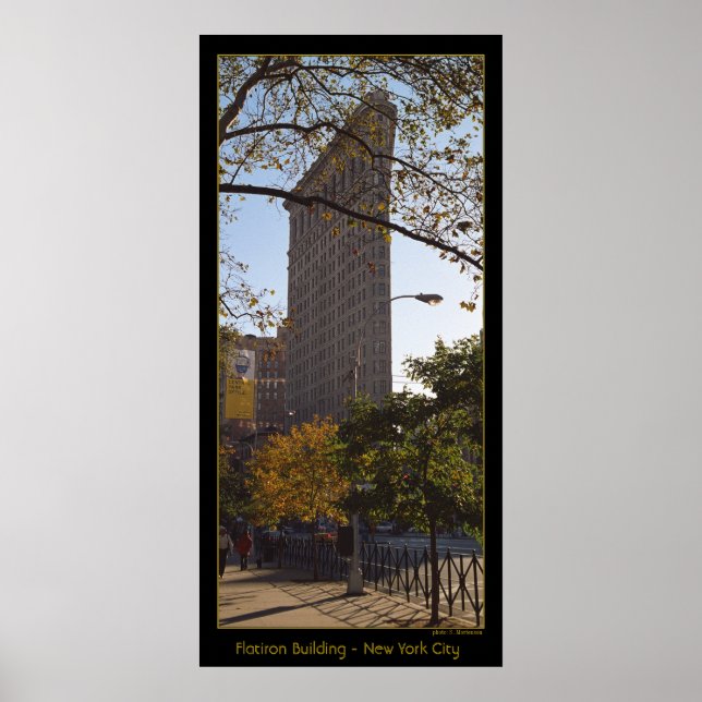 Flatiron Byggnad - New York City Poster (Framsidan)