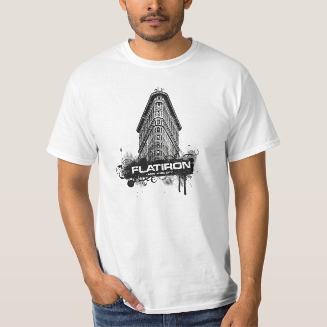 Flatiron Byggnad New York City T-shirt (Framsida)