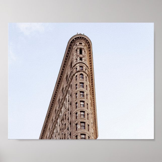 Flatiron byggnad vykort poster (Framsidan)