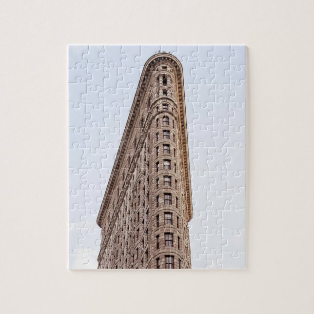 Flatiron byggnad vykort pussel (Vertikal)