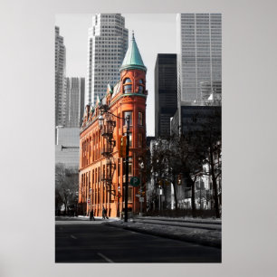 Flatiron-Byggnaden, Toronto. Poster