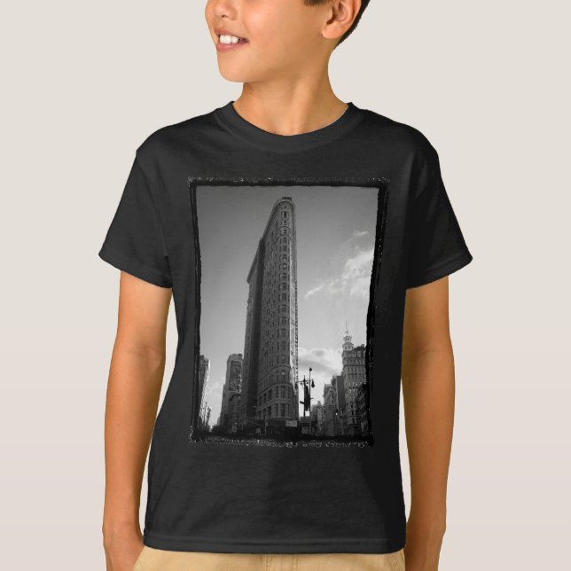 Flatiron byggnadfoto tee shirt (Framsida)